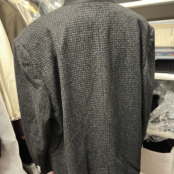 Women’sCoach Wool bl tweed Tailored  Jacket extra large NWT - Picture 16 of 16